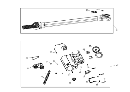 Part Location Diagram of 90529369 Black and Decker Spring